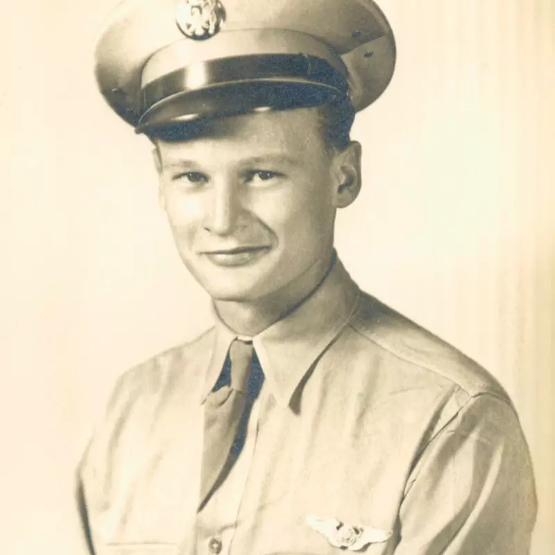 Phil Olander in United States Army Air Corps uniform